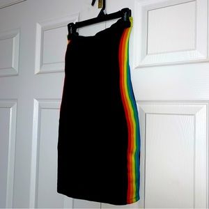 Rainbow Side Tube Dress 🌈